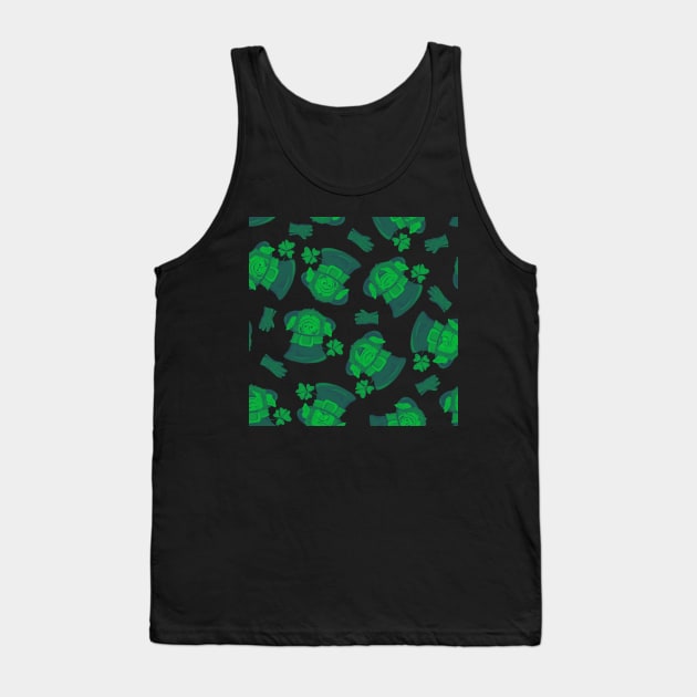 St Patricks Pattern Tank Top by TheVintageChaosCo.